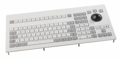 Clavier industriel encastrable avec trackball 38mm, 106 touches, IP65, Interface PS/2 format QWERTY - Référence: KBMT106F1PS2_0