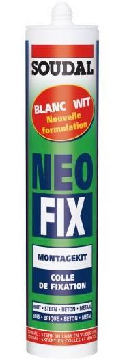 Colle de fixation neofix blanc 310ml - SOUDAL - 112023 - 550398_0