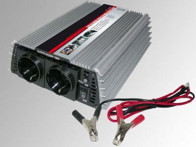 Convertisseur de tension 2000W - 12V vers 230V avec sécurité et contrôle de batterie_0