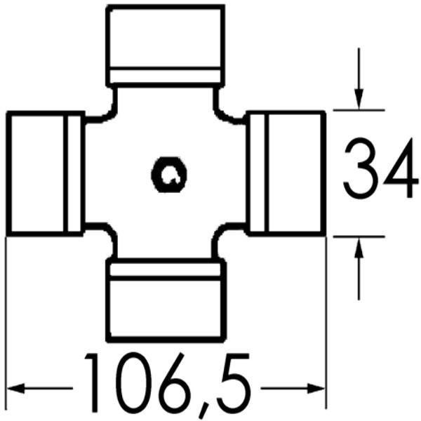 CROISILLON 34X106,5 C16 - TCM