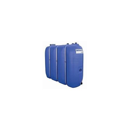 Cuve aérienne plastique 2000 L - PEHD anti-UV avec bandages métalliques et accessoires en option_0
