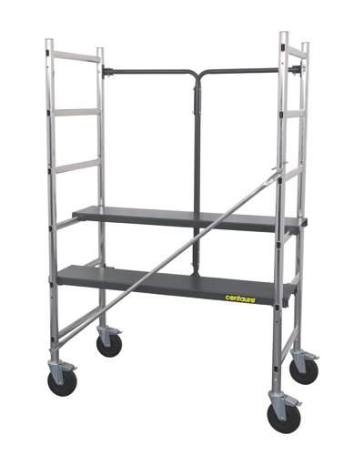 Échafaudage aluminium - 4 roues - modèle Top 3_0