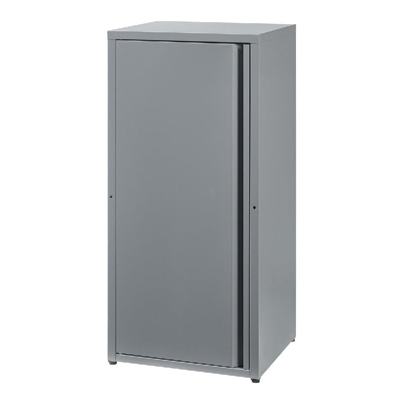 Helloshop26 - Armoire étagère meuble de rangement 88 x 40 x 35 cm métallique acier gris 03_0008904 - gris métal 3000224406876_0
