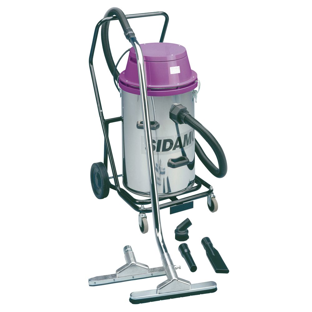 Jet 60 - Aspirateur eau et poussières - Cuve inox 50L - Sidamo - Filtre Classe M haute efficacité_0