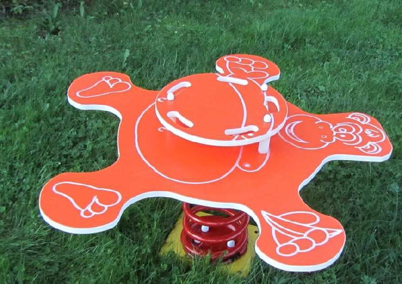 Jeu sur ressort 5 places Bono Bono - pour enfants de 2 à 6 ans - Hauteur de chute 0,42 m_0