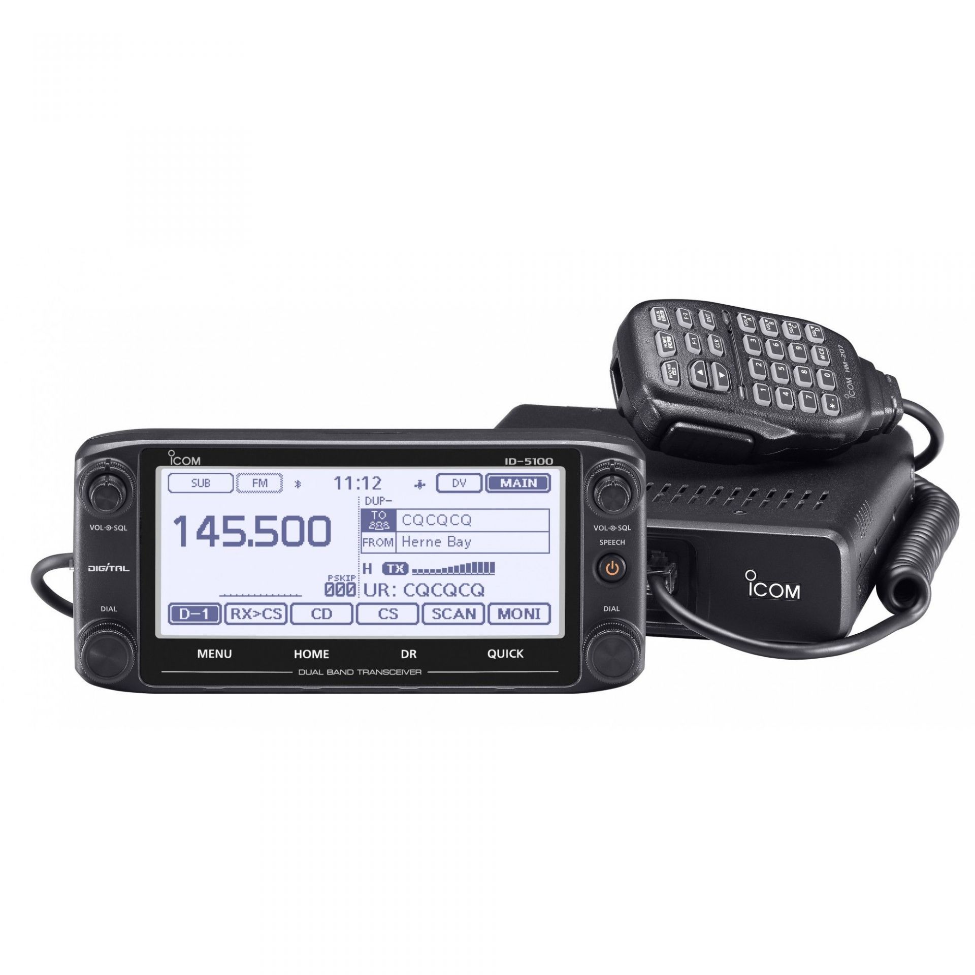 Mobile radioamateur icom avec écran tactile id-5100e_0