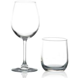 MONDO DECO Set verres grandes réserves - 1 verre à vin + 1 verre à eau x6 sets Mondo Déco - transparent verre 8004360095968_0