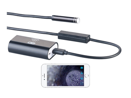 Caméra endoscopique HD connectée WiFi UEC-70 - 5 m - Somiko - Réf NX4426-902 - Étanche IP67 - LED réglables_0