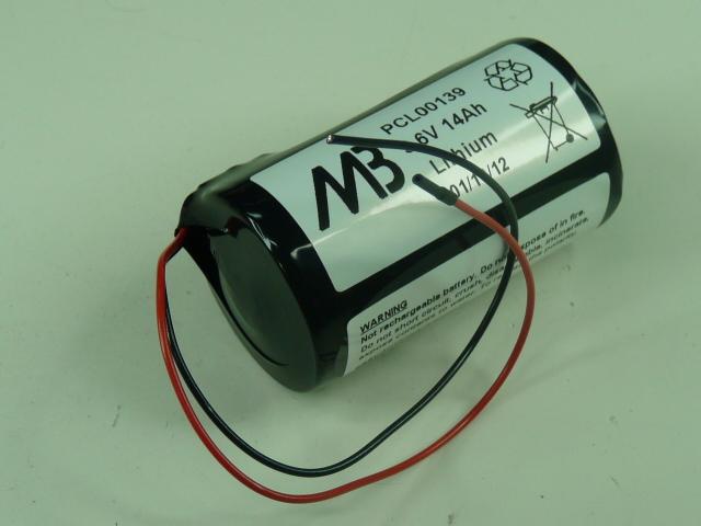 Pile lithium ER34615M D 3.6V 14Ah F150 - Marque Microbatt_0