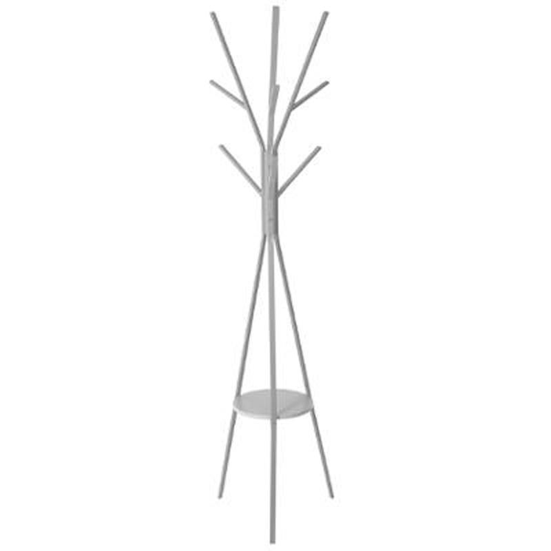 Porte-manteau design en forme d'arbre 180 cm gris - Métal et bois - Paris Prix_0