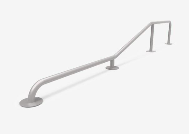 Rampe skate - Rail B JSK1048-B - Module de skatepark_0