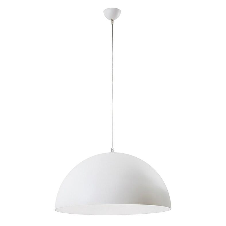 ROSSINI ILLUMINAZIONE Suspension Ofu Semisphere En Métal Blanc E27 Ip20 - Lampe À Suspension Moderne Pour Intérieur Au Design Minimaliste Groupe Ro_0