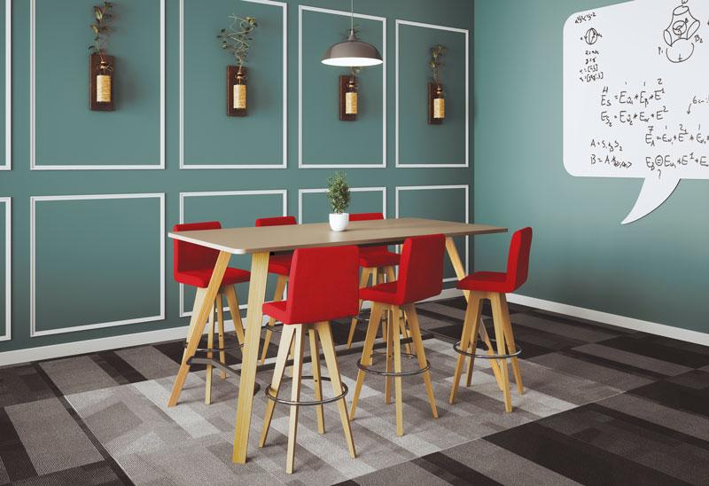 Table haute en bois made in France Altitude_0