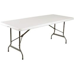 Table pliable au centre Bolero blanche 1829mm - GAL001_0