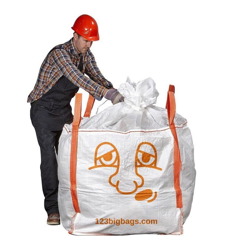 Big bag jupe de fermeture 90x90x90cm - capacité 0.75m³ - charge maximale 1000kg_0