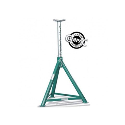 Chandelle de levage professionnelle COMPAC - 3 tonnes - Garantie 3 ans - Hauteur 350 à 510 mm_0