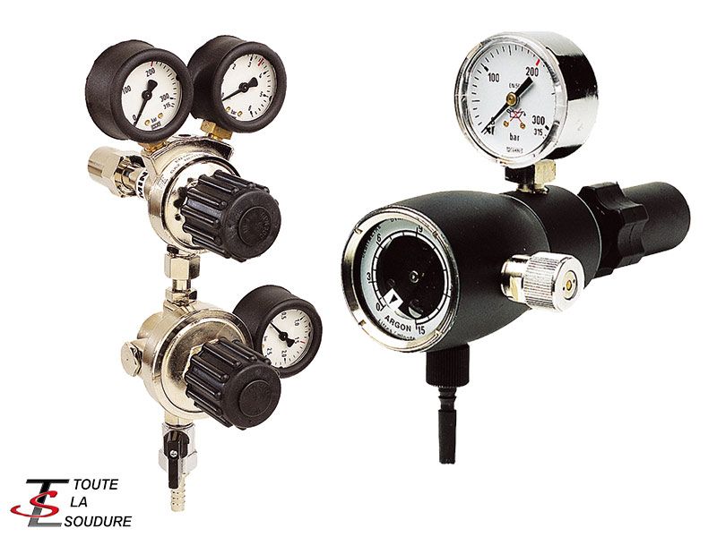 Détendeur de gaz - TLS - double détente/débilitre spéciaux - litrages de 1 à 150 L/min pour Argon et CO2_0