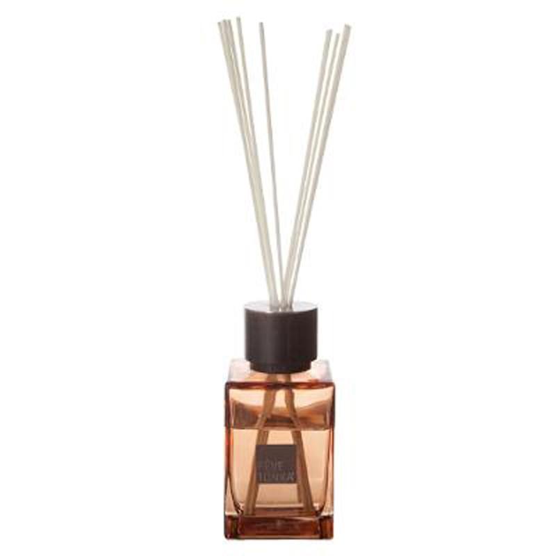 Diffuseur de parfum 10 bâtons fève tonka 2200ml - Paris Prix - en verre avec bouchon en bois_0