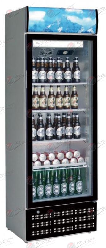 Drinksc290 - Armoire vitrée réfrigérante ventilée avec éclairage et étagères réglables - ISOCTECH_0