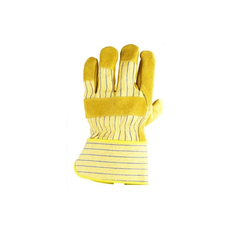 Gants docker croûte vachette jaune, paume renfort fleur +CAR - COVERGUARD | MOP153_0