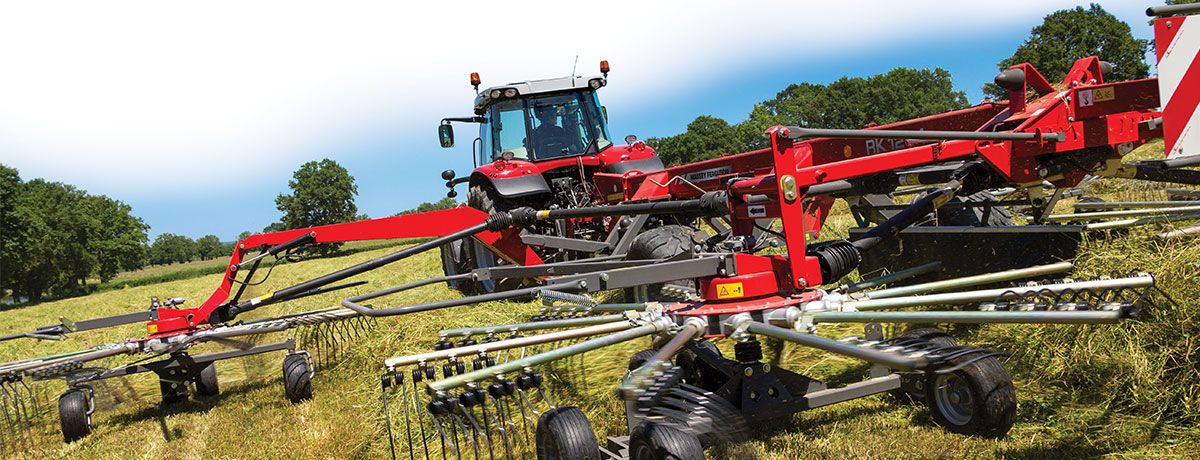 MF RK 361 DSR - Andaineur monorotor Massey Ferguson - 3,6 m - Attelage 3 points, tête rigide, série Alpine_0