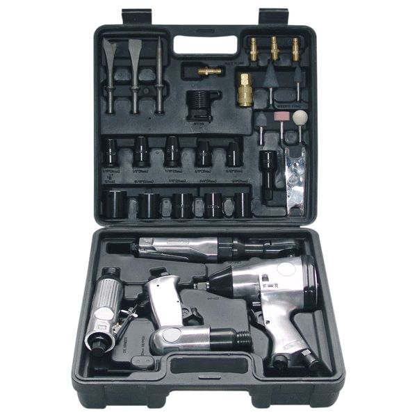 COFFRET 4 OUTILS PNEUMATIQUES