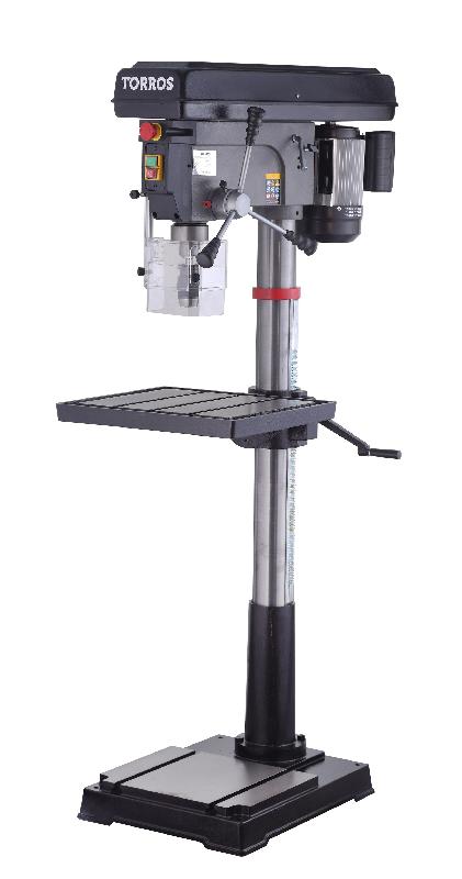Perceuse à colonne professionnelle jusque ø 32 mm raccord CM4 1,5 kW 400V 12 vitesses 120 kg Torros DF34T_0