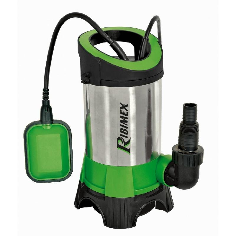 Pompe vide-cave pro inox 900 W - Débit 14 000 L/h - Immersion 7 m - Réf. PRPVC901CIP - Marque RIBIMEX_0
