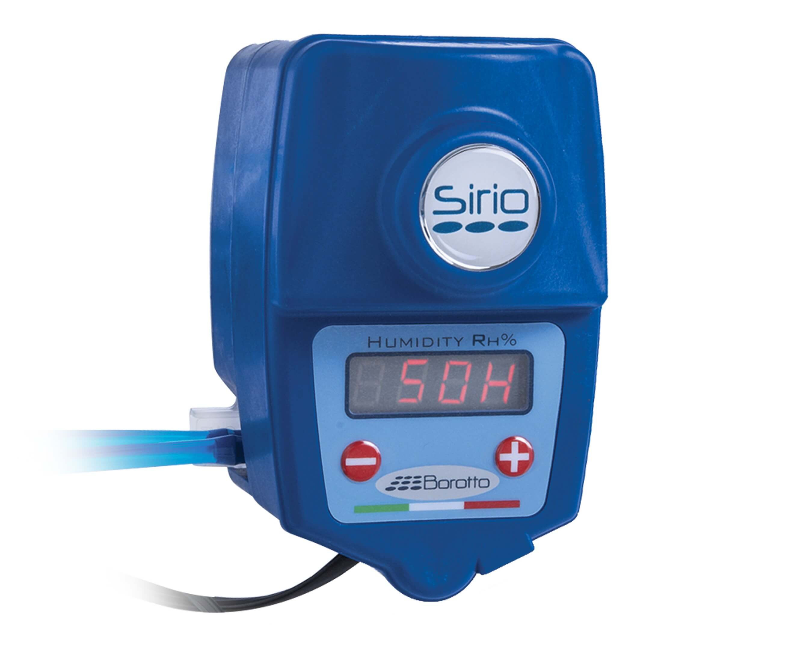 Régulateur de température et d'humidité Borotto Sirio - pompe péristaltique avec sonde filaire et réglage digital pour couveuses_0