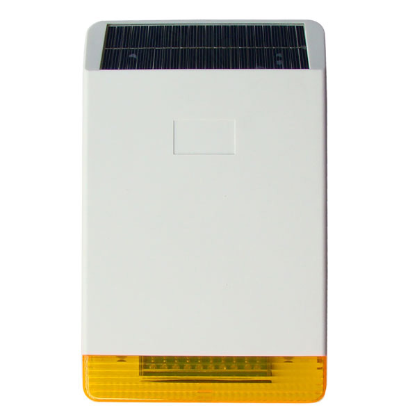 Sirène solaire sans fil Atlantic’s MD-326R - 100dB, alarme sonore et flash, autonome avec panneau photovoltaïque_0