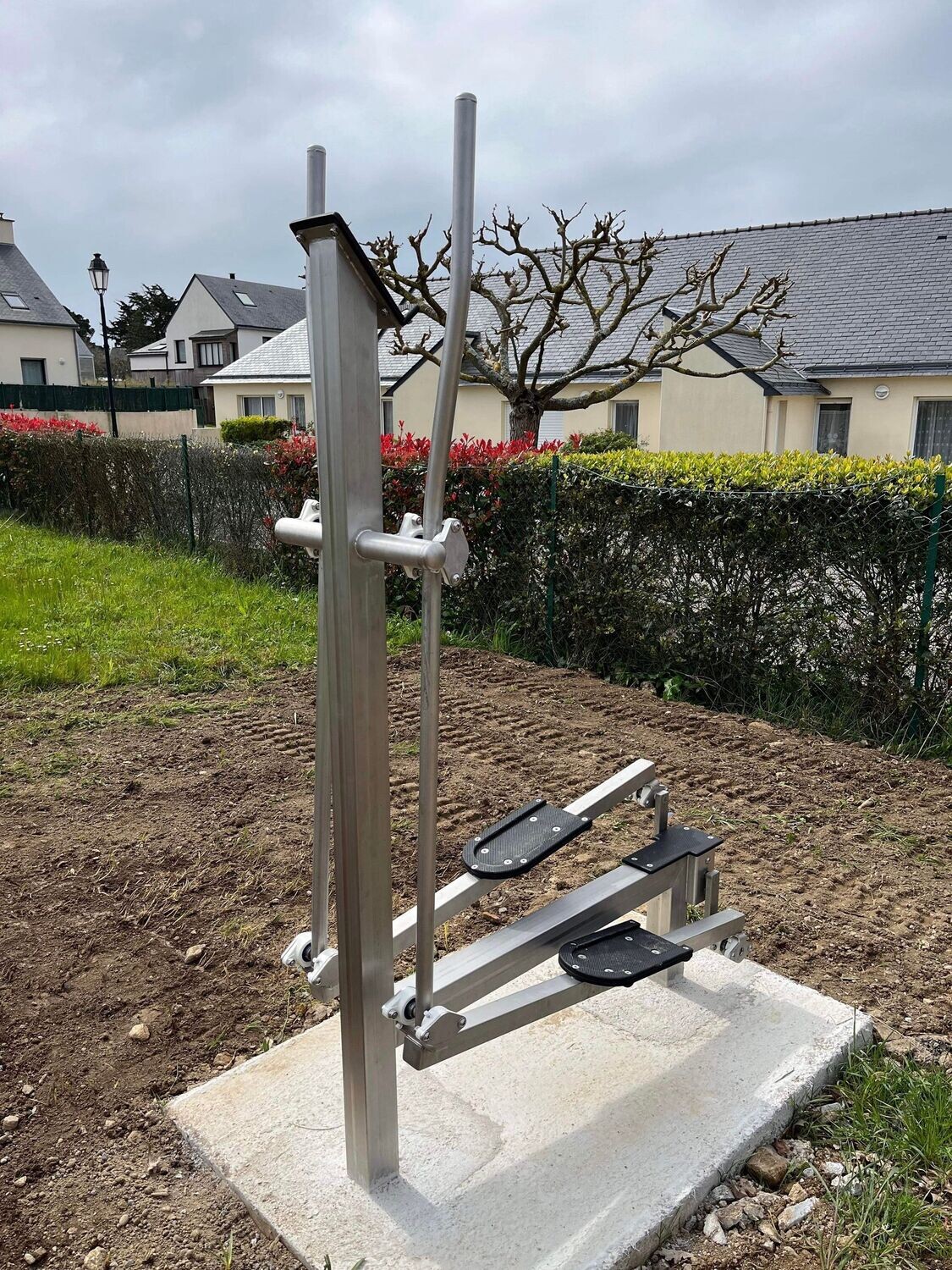 Station elliptique extérieur en acier inoxydable - Référence SEL_0