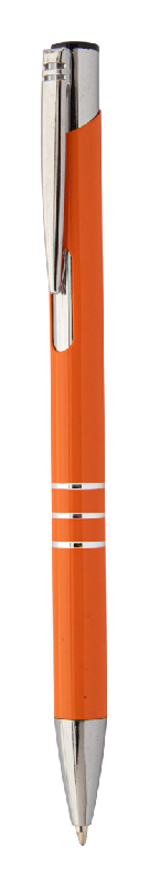 Stylo en aluminium recyclé - encre bleue - couleur orange - 7g_0