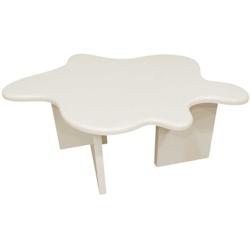 Table basse en MDF Flower 115 x 76 x 40 cm Venture Home - beige 7340220849434_0