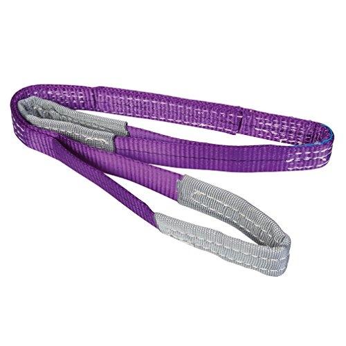 Élingue textile SILVERLINE 633720 - 1 tonne - 1 m - Polyester PES conforme EN1492-1_0