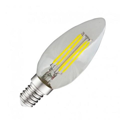 Ampoule LED Fil COB Flamme - Culot E14 - 4W - 4000°K - Claire_0
