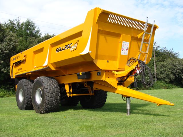 Benne agricole ROLLROC 6300 - modèle 2 essieux renforcé 6m30 - charge utile 21,3 tonnes_0