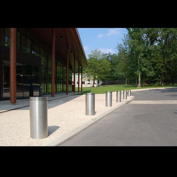 Borne de protection inox fixe - Tête démontable - Gamme EQUINOXE - Différentes formes disponibles_1