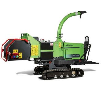 Broyeur de végétaux sur chenilles - diamètre de coupe 150 mm - 34 CV - disponible en location pour travaux de jardinage et d'extérieur_0