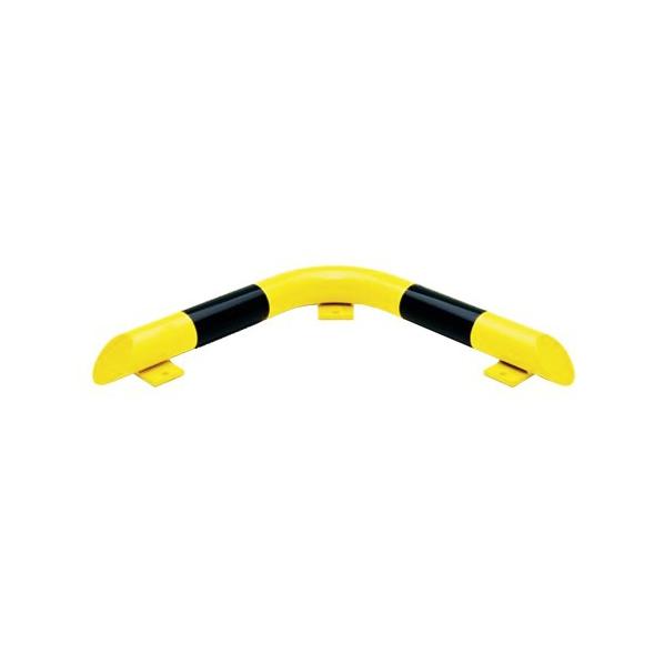 Butée de protection d'angle pour entrepôt - glissière en tube d'acier de 76 mm - Marque Rolléco_0