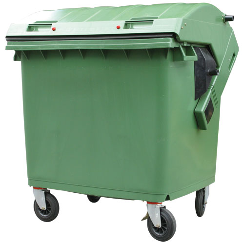 Conteneurs de collecte des déchets - 4 roues - 1100 litres - Normes EN 840 et ISO 9001_0