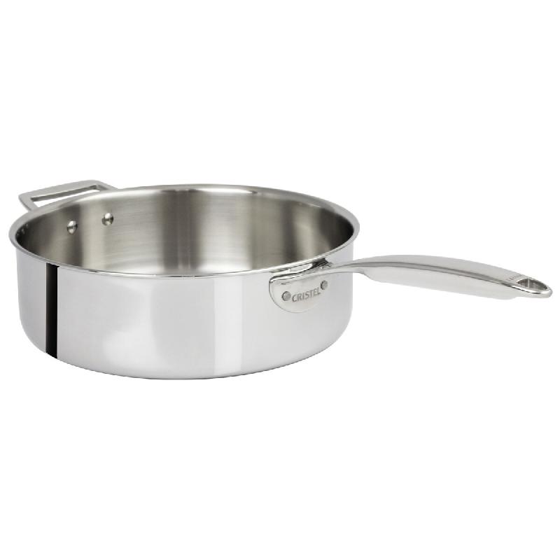 CRISTEL Sauteuse inox Ultraply  Ø28cm - Acier inoxydable 18/10 3358570186202_0