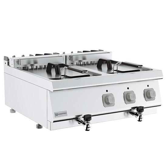 Friteuse électrique modèle de table 2x 10 litres - 15 kw - MS78FRET10_0