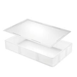GILAC Lot bac à pâtons GN1/1 + couvercle - blanc - Blanc G178322 - blanc 3573678696617_0