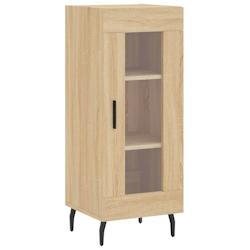 HELLOSHOP26 - Buffet bahut commode armoire meuble de rangement organisateur cuisine salle de séjour salon sonoma 34,5 x 34 x 90 cm bois d'ingénierie_0