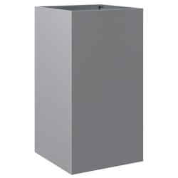 Helloshop26 - Jardinière bac lit surélevé plantes fleurs terrasse jardin argenté 42 x 38 x 75 cm acier galvanisé Argent 02_0038066 - 3000214058450_0