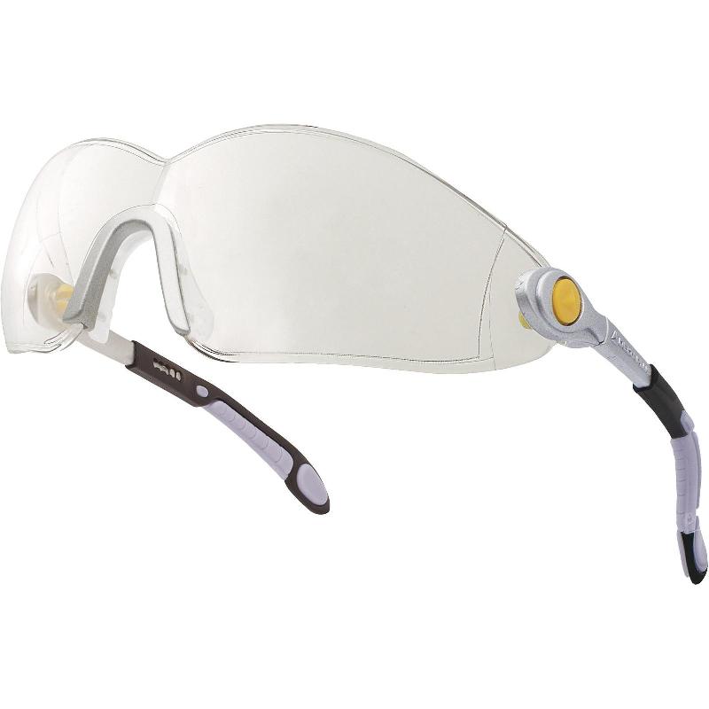 Lunettes de chantier en polycarbonate monobloc - Vulc2plin - Branches ajustables et protections latérales_0