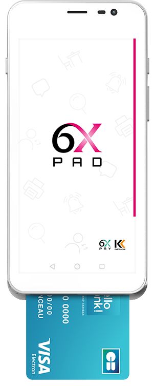 Pad de commande 6Xpad avec paiement CB intégré: encaissement à table_0