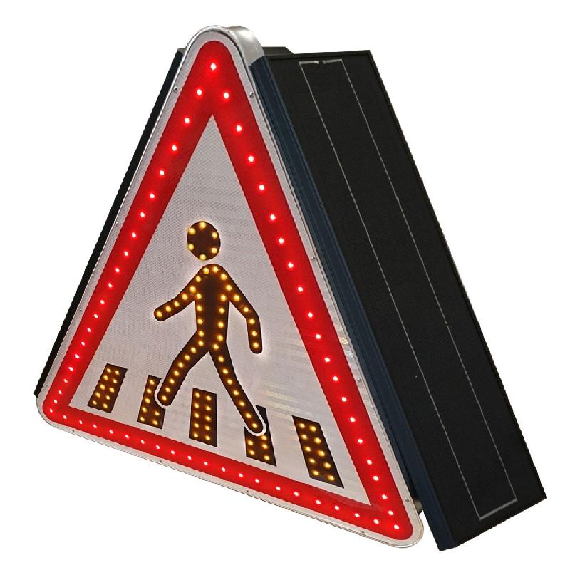 Panneaux solaire intégré A 700 mm classe 2 leds clignotant fabriqués en France - PNRT2AB25-TF02/S2_0