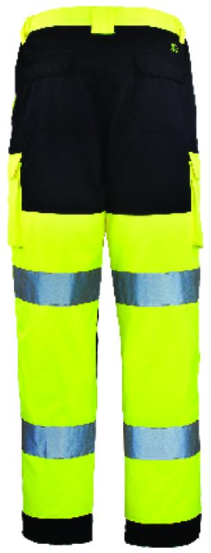 Pantalon de travail homme à haute visibilité multipoches patrol hi-viz jaune/marine txs - COVERGUARD - 7pajpxs - 553098_0