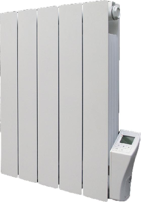 Radiateur électrique fixe 1000W - Pierre naturelle - Système Boost 2h - Programmable - Blanc - Kurtzy Deltacalor - Inertie sèche et thermostat digital_0